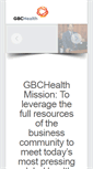 Mobile Screenshot of gbchealth.org